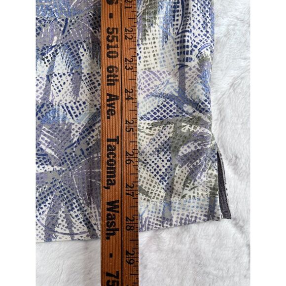 Tommy Bahama IslandZone Palm Exposure Camp Shirt Mens (L) Silk Blend Hawaiin - Picture 5 of 7
